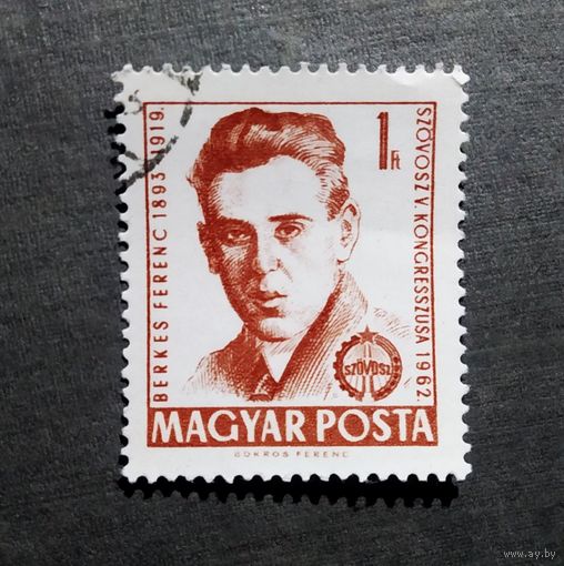 Марка Венгрия 1962 год Ференц Беркес