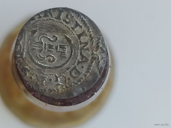 Кристинка 1634-1654 год Кристина Ваза  1 шиллинг солид Лот 5