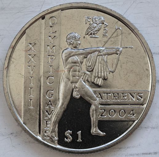 Сьерра-Леоне 1 доллар 2003 год "XXVIII летние Олимпийские Игры, Афины 2004 - Стрельба из лука"