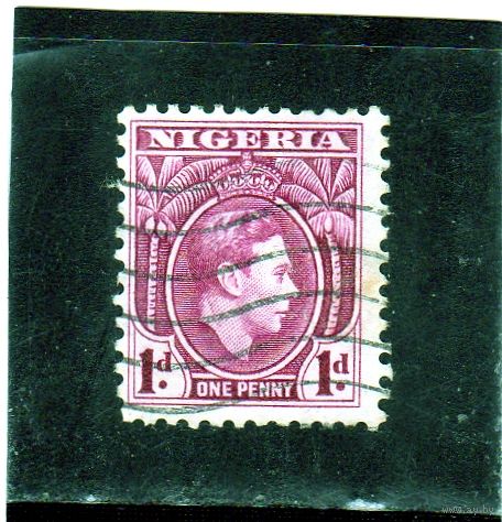 Нигерия.Ми-47. Король Георг VI. 1938.