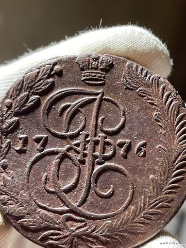 5 копеек 1776 ЕМ без МЦ.Кладовая.Состояние.