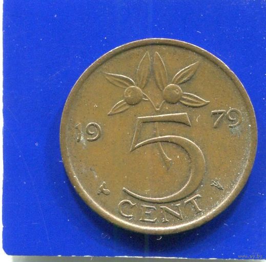 Нидерланды 5 центов 1979