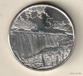 Зимбабве 5 золотой 2024