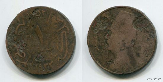 Египет. 1 миллим (1933)