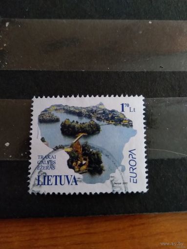 2001 Литва мих756 флора архитектура Европа ЦЕПТ (4-10)