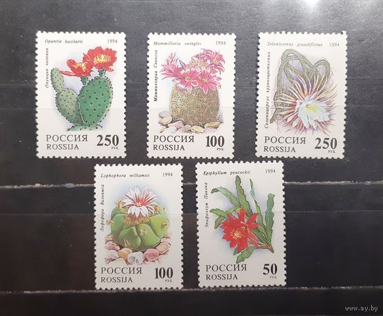 Россия. 1994 год. Флора. Кактусы (1546)