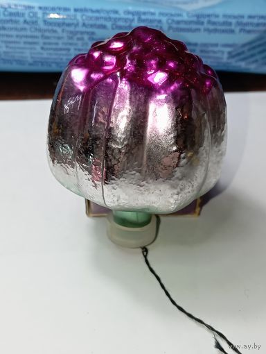 Ёлочная игрушка -  Цветок   , СССР