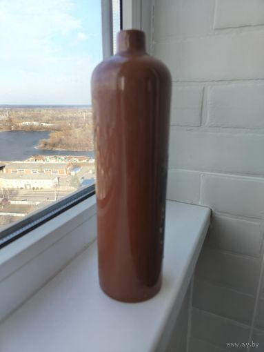 Бутылка керамика рижский бальзам СССР знак качества