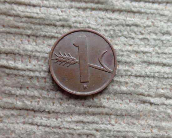 Werty71 Швейцария 1 раппен 1953 рапп