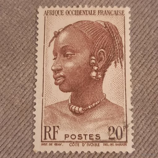 Кот Ди Вуар 1947. Французская колония. Традиционные украшения