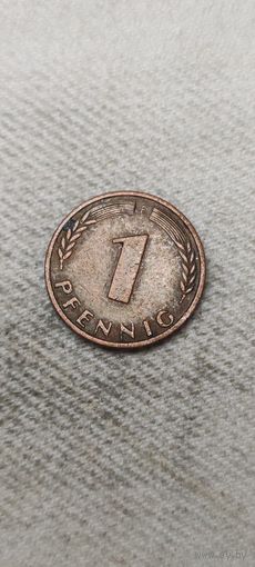 Германия 1 пфенниг 1950