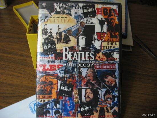 Распродажа. пересылка 50%. The Beatles, 5 дисков, 2 футляра. перевод: титры на русском внизу экрана. 4 фото. Полный док. сериал. См. условия