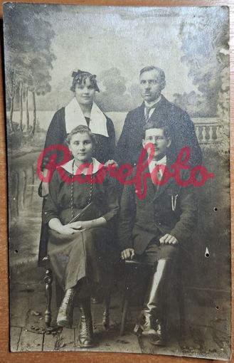 1930-е Открыточный формат шляхта межвоенная Польша (Западная Беларусь) типаж ретро фото