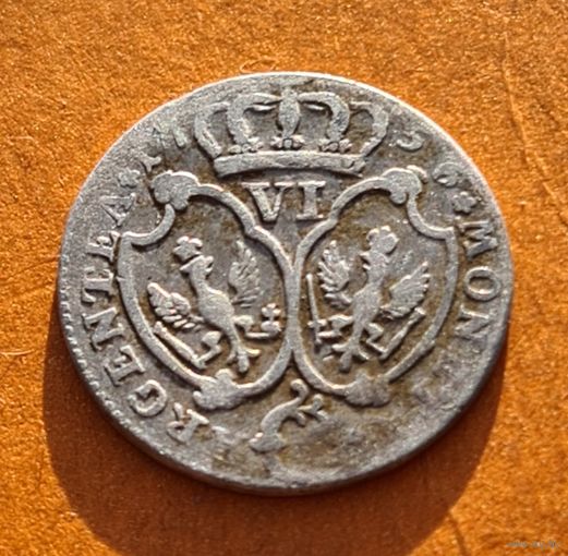 6 грош 1756 год