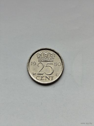 25 центов Нидерланды.