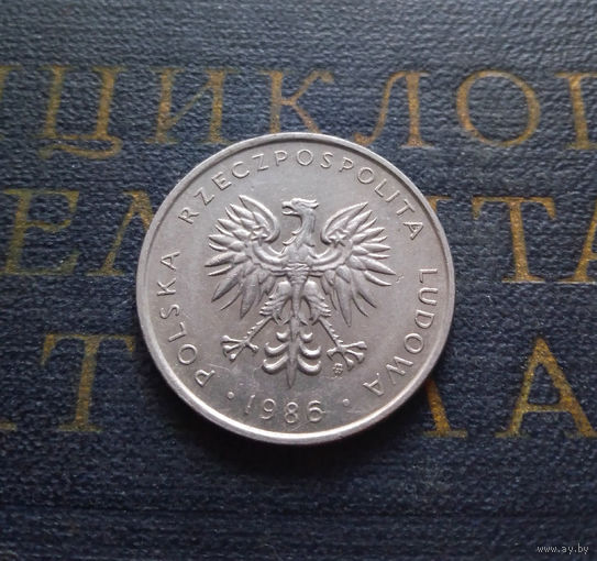 10 злотых 1986 Польша #08 XF