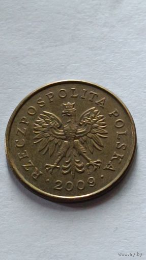 Польша. 5 грошей 2009 года.
