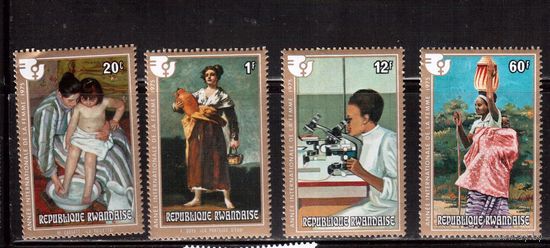 Руанда-1975,(Мих.724-) **  , Живопись