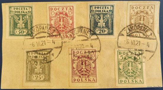 Марочная вырезка. Польша. 1921 г.