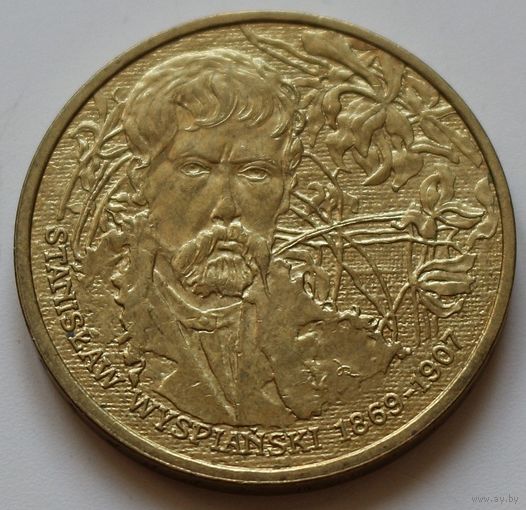 Польша 2 злотых 2004 год "Художники Польши 19-20 века - Станислав Выспяньский"