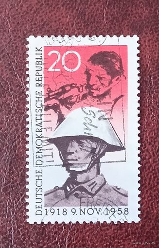 ГДР 1958 40 лет революции в Германии