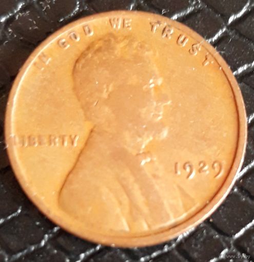 1 цент 1929 США МД Филадельфия