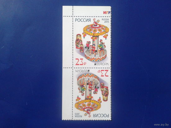 Россия, 2015. Европа, детские игрушки тет-беш Mi-5,6 евро