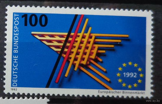 Современная Германия 1992г. Mi.1644 MNH** полная серия