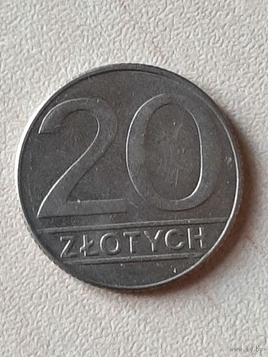 20 Злотых Польша 1989.
