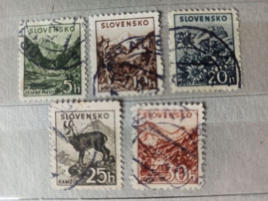 Словакия. 1940. Ландшафты.
