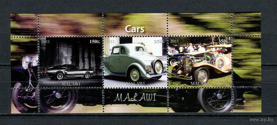 Малави - 2011 - Автомобили - 1 блок. MNH.  (LOT N48)