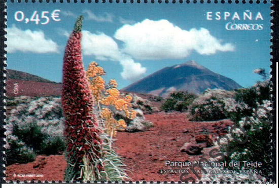 Испания, 2010 г., Флора, MNH ** Вулкан Горы