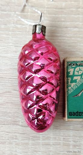 Ёлочная игрушка. Шишка. Ф-19.
