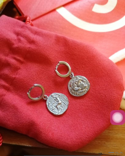 Серьги нов 925. Бирка
