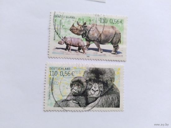 ФРГ  2001 2м дик.животн.