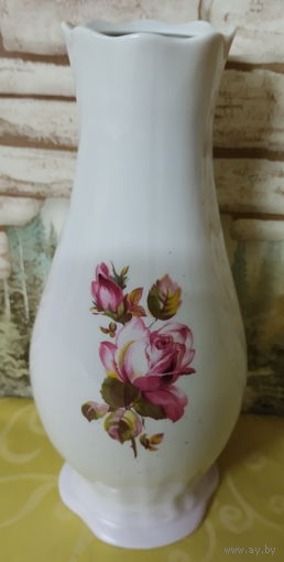 Ваза для цветов эпохи СССР. Добрушский фарфоровый завод (Добруш),1978-1991 гг