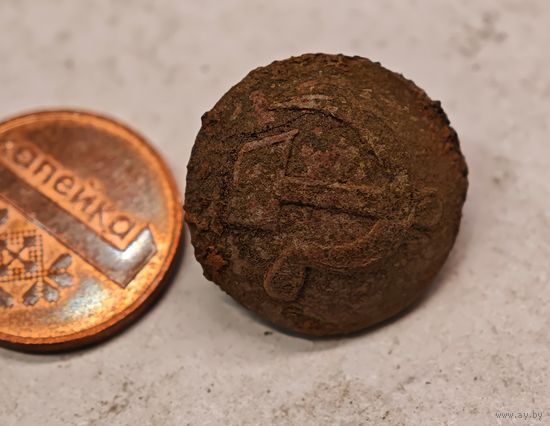 Рабоче-крестьянская милиция Пуговица СССР