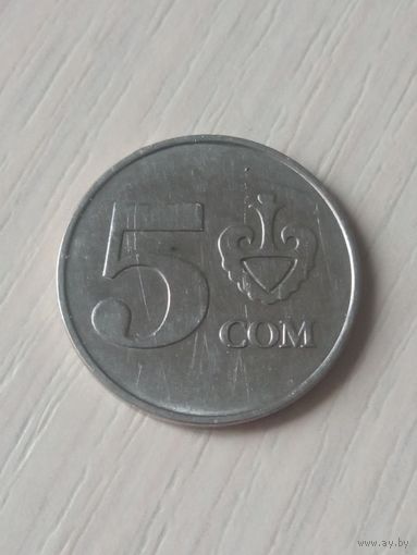 Киргизия 5 сом 2008г.