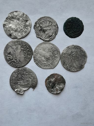 Монеты средневековье серебро.