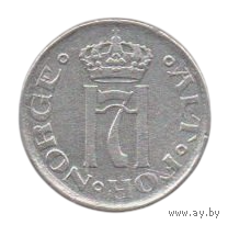 КОРОЛЕВСТВО НОРВЕГИЯ. 10 ЭРЕ 1919. Серебро. НЕЧАСТАЯ