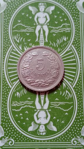 Люксембург 5 сантимов 1901