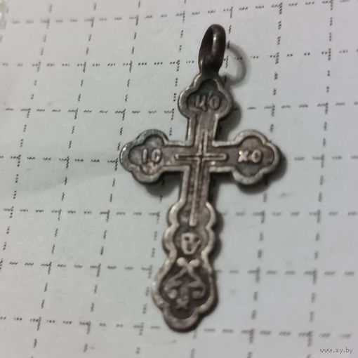 Крестик серебряный , 84 проба (2)