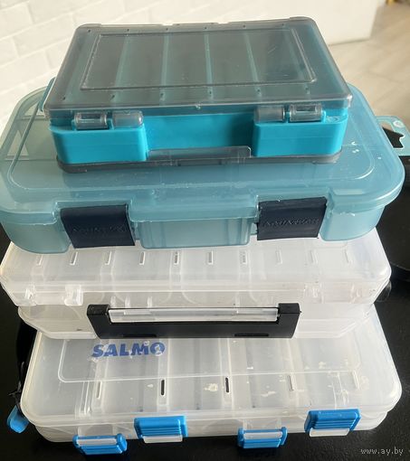 Тубус Salmo + 4 коробки + шнур Berkley