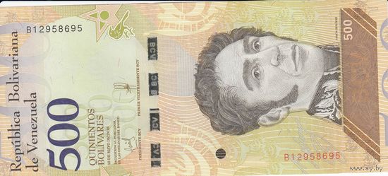 Венесуэла	500 боливар 2018 (UNC)