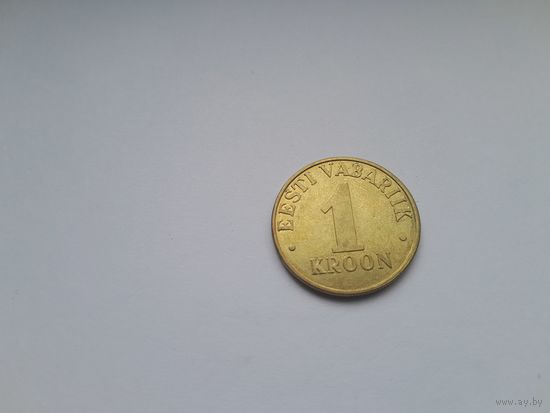 1 крона 2000 года. Эстония.