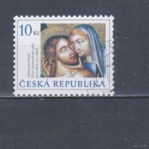 [2276] Чехия 2008. Культура.Искусство.Живопись.Пасха. Одиночный выпуск.Гашеная марка.