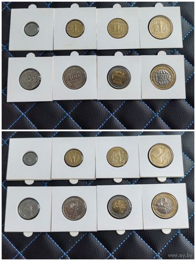 Распродажа !!! Западная Африка 8 монет (1, 5, 10, 25, 50, 100, 200, 500 франков) 2001-2008 гг. UNC