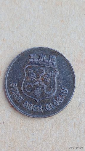 Германия нотгельд 10 пфеннигов 1918 город Оберглогау