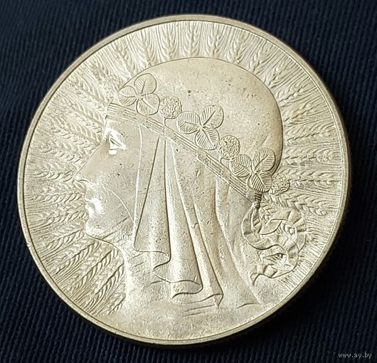 10 злотых 1932 AU