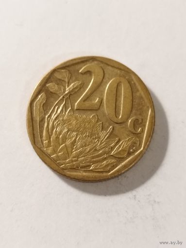 ЮАР 20 центов 2016